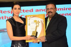 Dr. Rajib Kumar Panda with Actress Karishma Kapoor